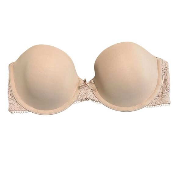 B. Tempt’d by Wacoal Modern Method Strapless Bra beige size 32C - Picture 2 of 7